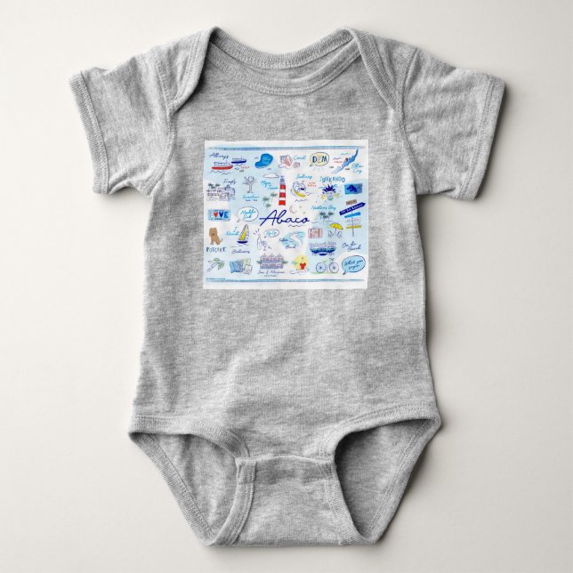 Bodysuit 0-24 m "The ABC's of Hope Town (Front)