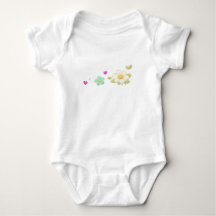 Bodysuit Cute Flower
