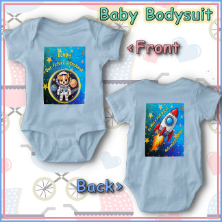 Bodysuit for Baby - Rocket to Mars