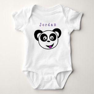 bodysuit funny , panda . baby bodysuit