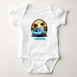 Bodysuit with Caravan for kids 