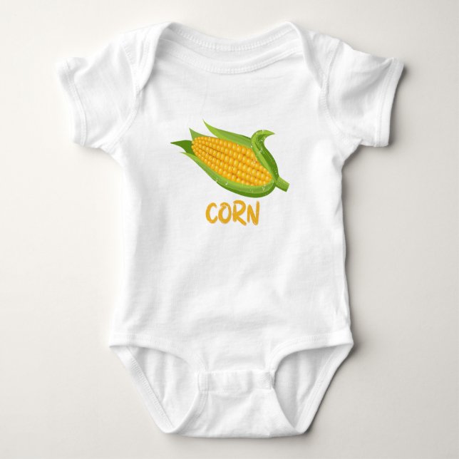 Bodysuit with corn for kids  (Front)