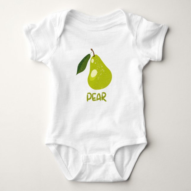 Bodysuit with pear for kids  (Front)