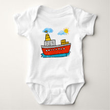Bodysuit with Ship for kids 