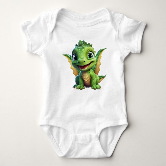 bodysuits for kids dragon funny (Front)