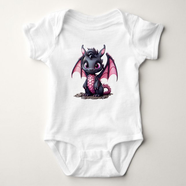 bodysuits for kids dragon funny (Front)