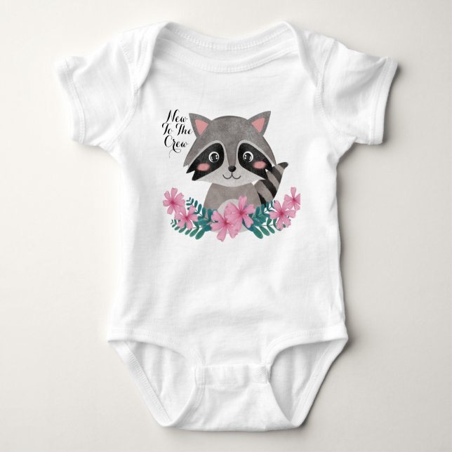  Bodysuits T-Shirt baby for baby new to the crew (Front)