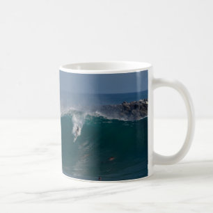 Bodysurfing the WEDGE, Newport Beach Coffee Mug