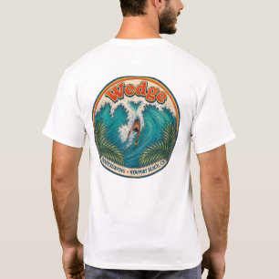 Bodysurfing the Wedge - Newport Beach  T-Shirt