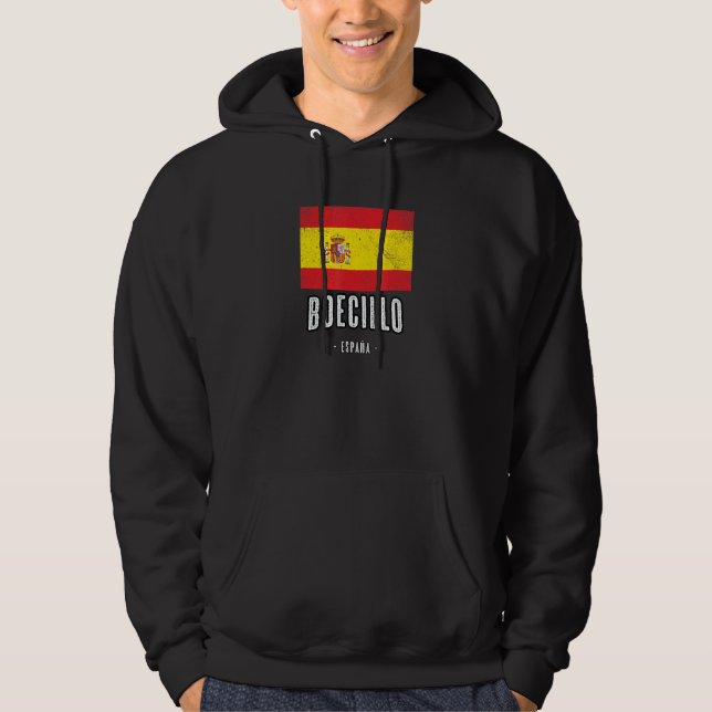 Boecillo Spain Es Flag City - Bandera Ropa - Hoodie (Front)