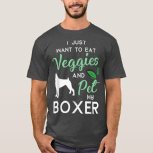 Boer Funny Vegan Dog Lover Owner Xmas Birthday Gif T-Shirt