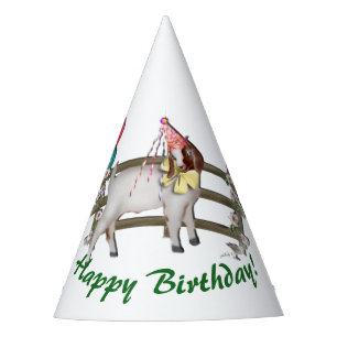 Boer Goat Birthday Party Party Hat