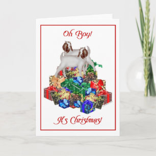 Boer Goat  Christmas Card