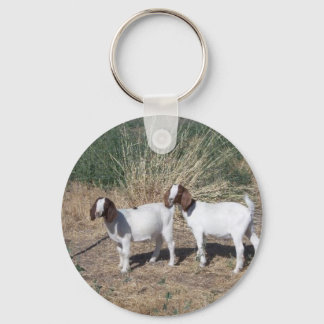 Boer Goat Kids Key Ring