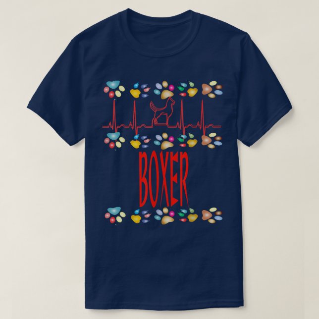 Boer I Love My Boer Dog Owner Mum Dad Puppy  T-Shirt (Design Front)