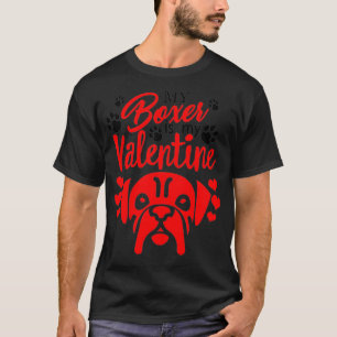 Boer Is My Valentine Dog Mum Single Women Lover Va T-Shirt