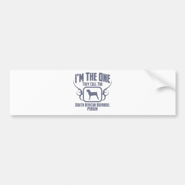 Boerboel Bumper Sticker (Front)