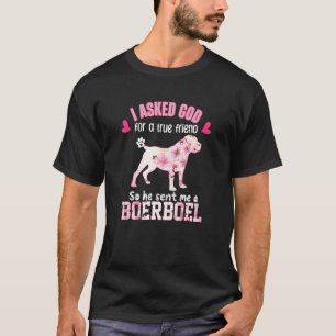 Boerboel Dog Christmas Cute Dog Pet Owner Xmas T-Shirt