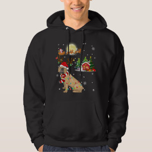 Boerboel Dog Light Christmas Reindeer Tree Xmas Gi Hoodie