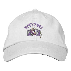 Boerboel Dog MOM Embroidered Hat