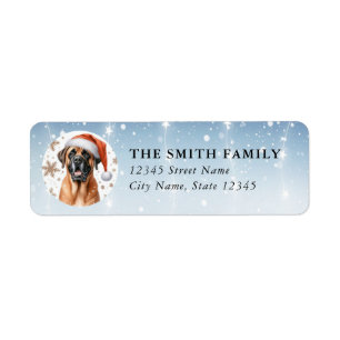 Boerboel Dog Return Address Labels