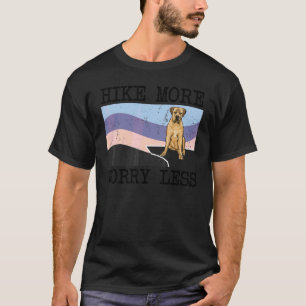 Boerboel Hike More Worry Less Graphic Hiking T-Shirt