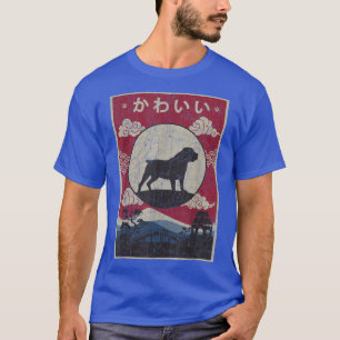 Boerboel Japanese Design Kawaii Dog Mum Dad  T-Shirt
