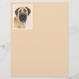 Boerboel Painting - Cute Original Dog Art