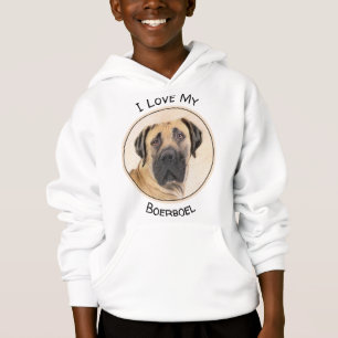 Boerboel Painting - Cute Original Dog Art