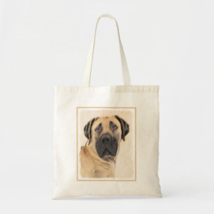 Boerboel Painting - Cute Original Dog Art Tote Bag