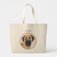 Boerboel Painting Fawn Red Mastiff Pet Dog Art