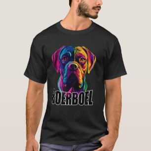 Boerboel Puppy Dog Lover Colourful South African M T-Shirt