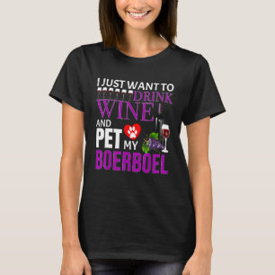 Boerboel Wine Lover T-Shirt