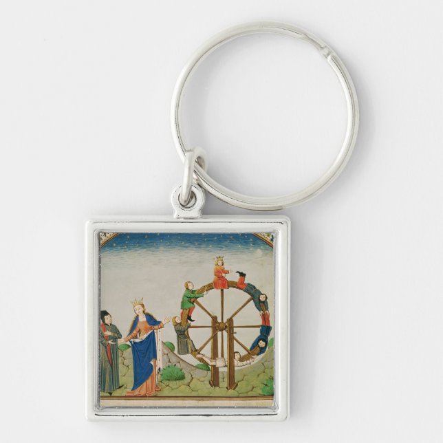 Boethius with the Wheel of Fortune Key Ring (Front)