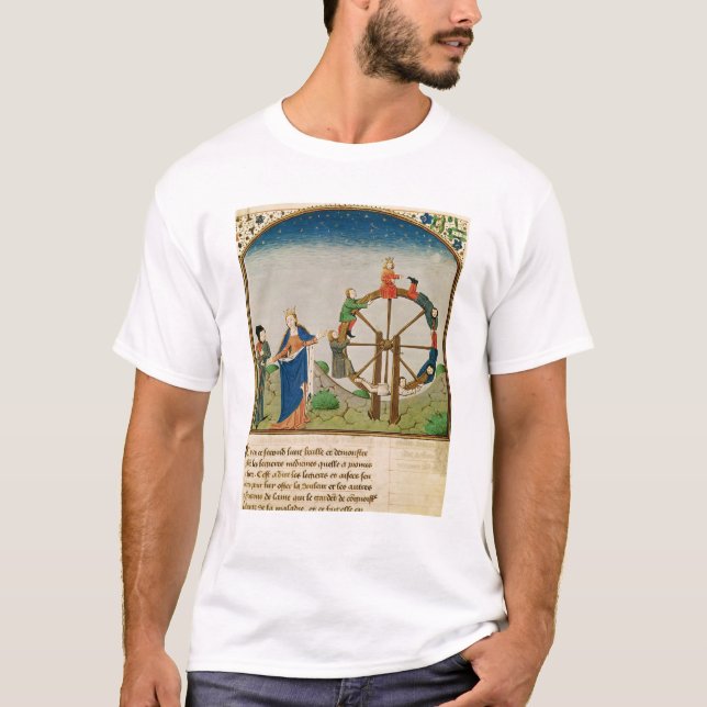 Boethius with the Wheel of Fortune T-Shirt (Front)