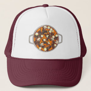 Boeuf Bourguignon Beef Burgundy Stew French Food Trucker Hat