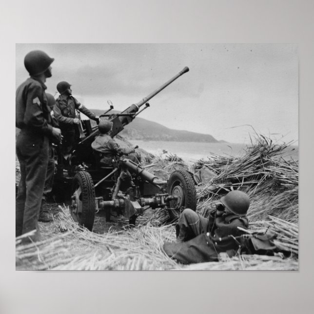 Bofors AA Gun Poster (Front)