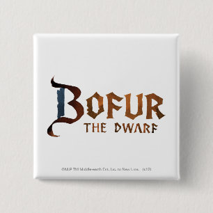 Bofur Name 15 Cm Square Badge
