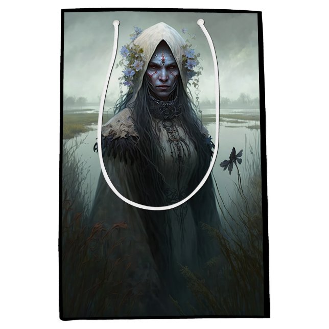 Bog Witch - Liches and Ghouls Medium Gift Bag (Front)