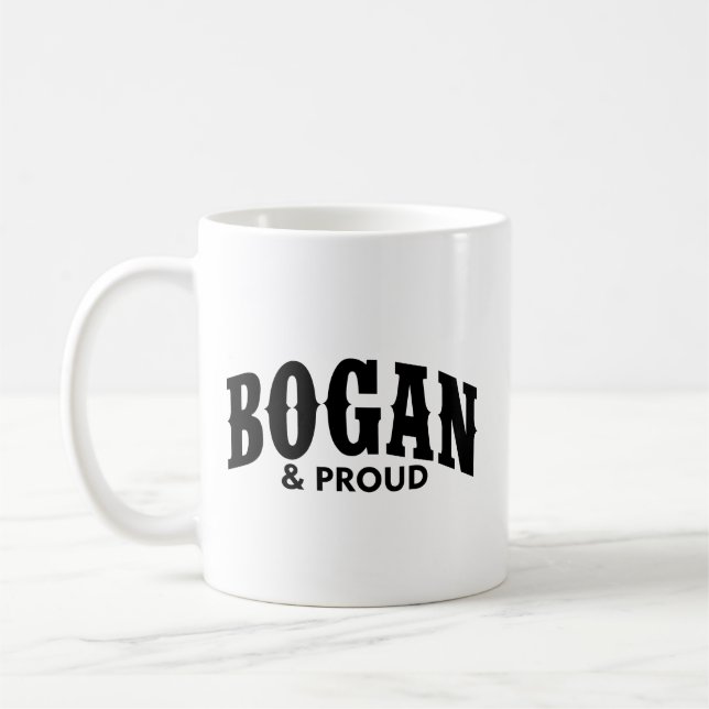 Bogan & Proud Coffee Mug (Left)