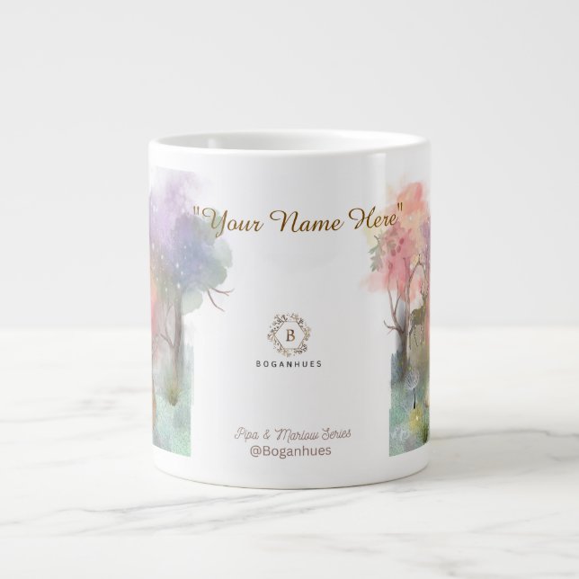 Boganhues "Pipa & Marlow" series Large Coffee Mug (Front)