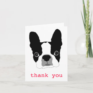 Bogey THANK YOU note card - Customised