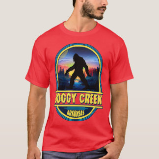 Boggy Creek Arkansas travel badge T-Shirt