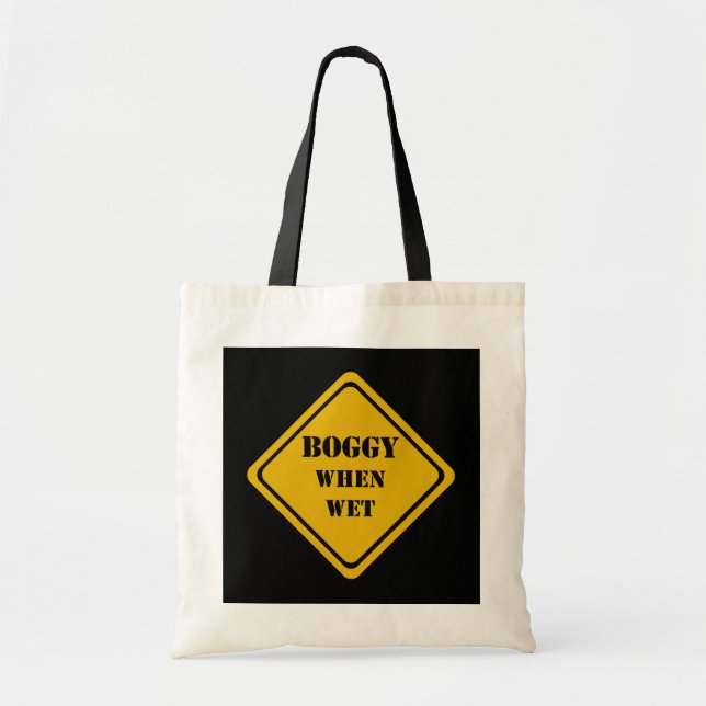 boggy when wet tote bag (Front)