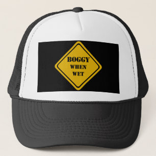 boggy when wet trucker hat