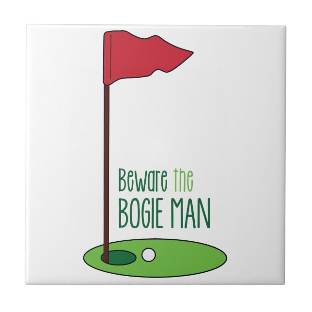 Bogie Man Ceramic Tile (Front)