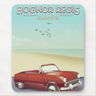 Bognor Regis Vintage seaside travel poster Mouse Pad