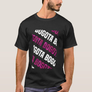 Bogota Camo Pattern Pink Camouflage T-Shirt