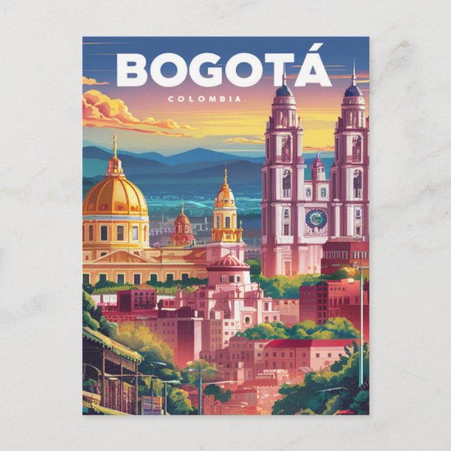 Bogota, Colombia Postcard (Front)