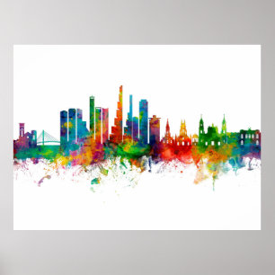 Bogotá Colombia Skyline Poster